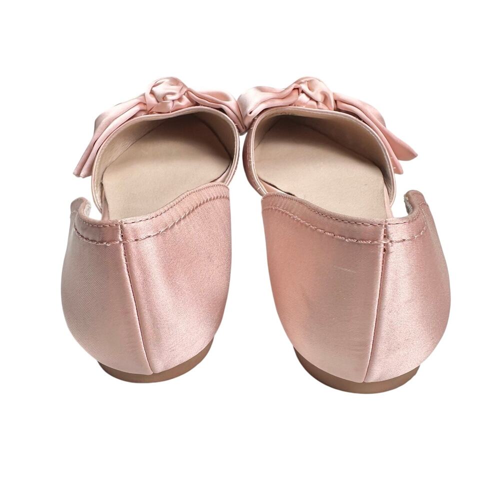Seychelles | Women | Sheila d’Orsay Blush Pink Romantic Satin Bow Flats | Size 8 - Picture 3 of 16